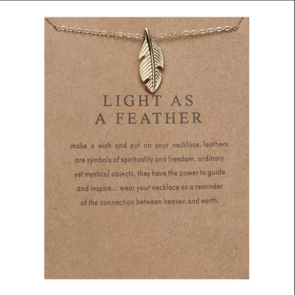 Light As A Feather Wish Necklace